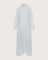 Abito lungo in voile di seta - | Seventy Venezia