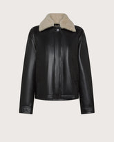 Aviator-style nappa leather jacket -  | Seventy Venezia