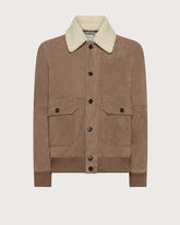 100% suede leather bomber jacket -  | Seventy Venezia