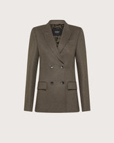 Double-breasted flannel jacket -  | Seventy Venezia
