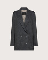 Blazer oversize tweed - | Seventy Venezia