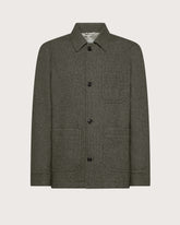 Shirt-style jacket in faded wool -  | Seventy Venezia