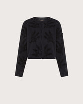 Giacca in cotone lino ricamata - | Seventy Venezia