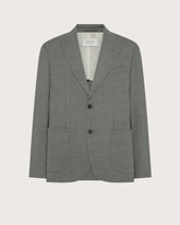 Giacca collo a lancia in fresco lana - | Seventy Venezia