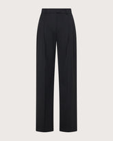 Pantalone ampio con doppia pence in gabardina - | Seventy Venezia
