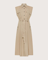 Abito chemisier smanicato in popeline -  | Seventy Venezia