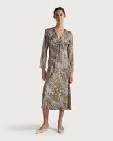 Animal printed midi dress -  | Seventy Venezia