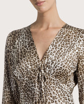 Animal printed midi dress -  | Seventy Venezia