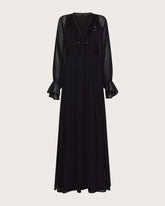 Abito nero in geogette -  | Seventy Venezia
