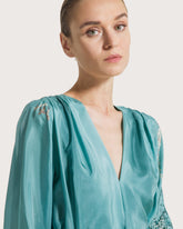 Abito midi in seta stampata -  | Seventy Venezia