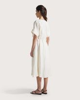 Midi dress in printed organza. -  | Seventy Venezia