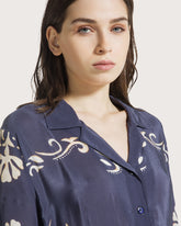 Abito manica 3/4 in viscosa stampata. -  | Seventy Venezia