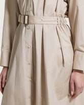 Abito chemisier in popeline tinto filo -  | Seventy Venezia