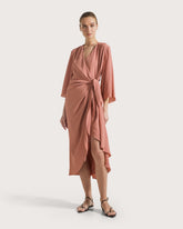 Abito midi in crêpe misto seta -  | Seventy Venezia