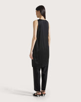 Abito mini in raso opaco fluido e pizzo -  | Seventy Venezia