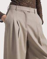Wool gabardine flared Bermuda shorts -  | Seventy Venezia