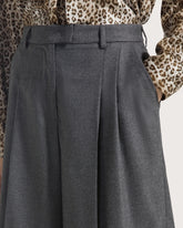 Flared Bermuda shorts in lightweight flannel -  | Seventy Venezia