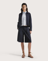 Bermuda sartoriali in fresco di lana stretch -  | Seventy Venezia