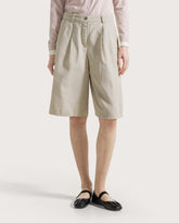 Bermuda in cotone lino. -  | Seventy Venezia