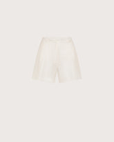 Shorts in blended linen. -  | Seventy Venezia
