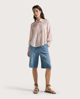 Bermuda in denim mistolino -  | Seventy Venezia