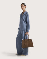 Suede shopping bag -  | Seventy Venezia