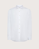 Regular fit cotton poplin shirt -  | Seventy Venezia
