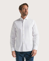 Regular fit cotton poplin shirt -  | Seventy Venezia