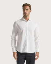 Regular fit cotton poplin shirt -  | Seventy Venezia