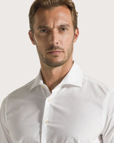 Regular fit cotton poplin shirt -  | Seventy Venezia