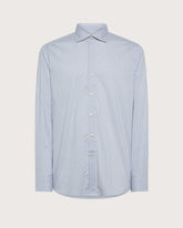 Regular fit striped cotton shirt -  | Seventy Venezia