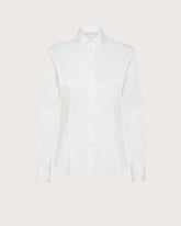 Camicia slim fit in popeline misto cotone stretch -  | Seventy Venezia