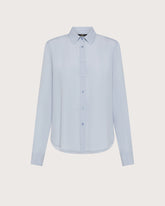 Camicia tinta unita in crêpe misto seta -  | Seventy Venezia