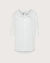 Camicia ampia in popeline stretch unito -  | Seventy Venezia
