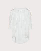 Camicia ampia in popeline stretch unito -  | Seventy Venezia