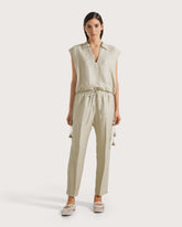 Top camicia in misto lino. -  | Seventy Venezia