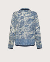 Camicia maniche lunghe con stampa cachemire -  | Seventy Venezia