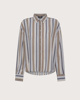 Viscose silk striped shirt -  | Seventy Venezia