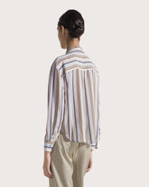 Viscose silk striped shirt -  | Seventy Venezia