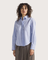 Striped cotton shirt -  | Seventy Venezia