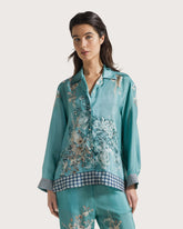 Giacca camicia in seta stampata -  | Seventy Venezia