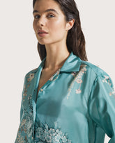 Giacca camicia in seta stampata -  | Seventy Venezia