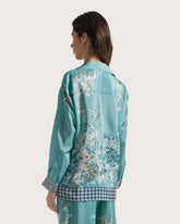 Giacca camicia in seta stampata -  | Seventy Venezia
