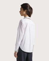 Camicia in popeline con dettaglio pietra -  | Seventy Venezia