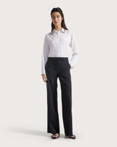 Camicia in popeline con dettaglio pietra -  | Seventy Venezia