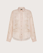 Camicia in ramié con macramè -  | Seventy Venezia