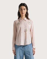 Embroidered viscose shirt. -  | Seventy Venezia