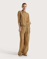 Camicia manica 3/4 in voile lyocell -  | Seventy Venezia