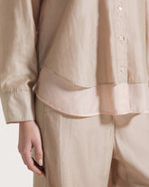 Camicia in voile lyocell bicolore reversibile -  | Seventy Venezia