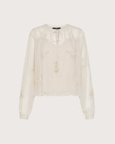 Casacca in georgette ricamata -  | Seventy Venezia